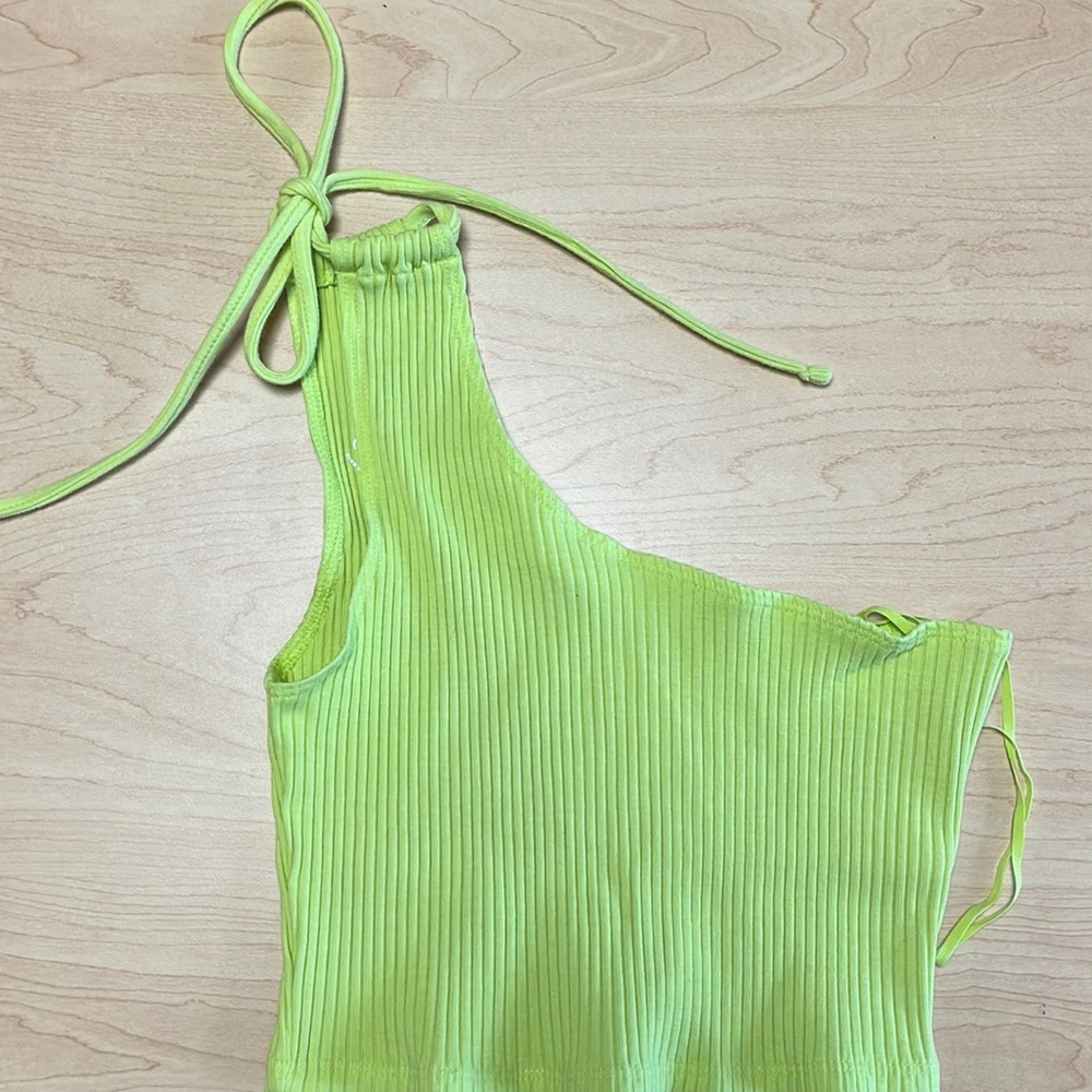 Never worn. Aerie one shoulder top- Medium